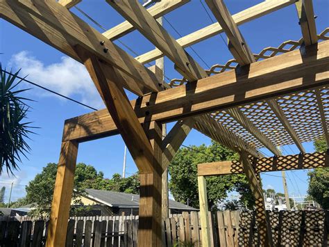 how to stop pergola swaying